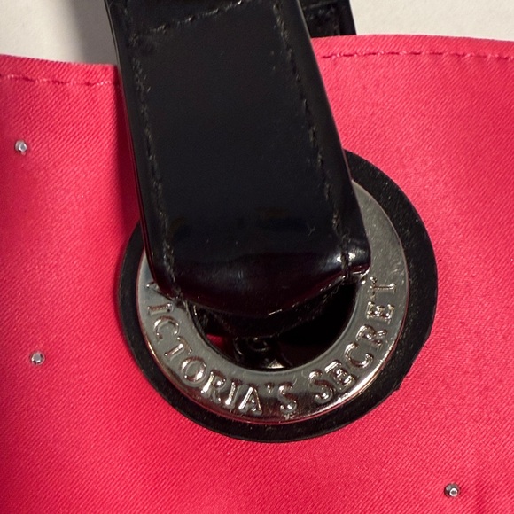 Victoria's Secret Fuchsia and Black Tote - Picture 3 of 5